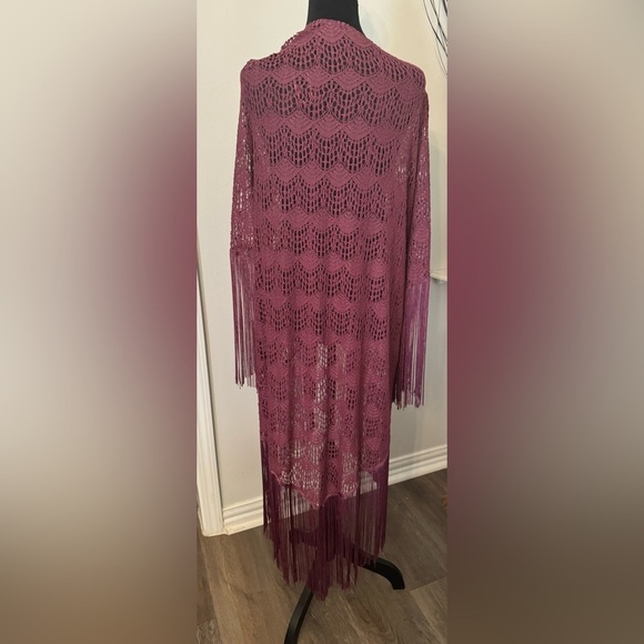 ITRO women size large Lace Duster - Picture 2 of 5